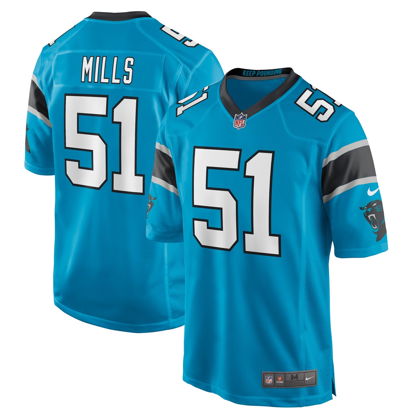 Sam Mills Carolina Panthers Nike Retired Player Jersey - Blue