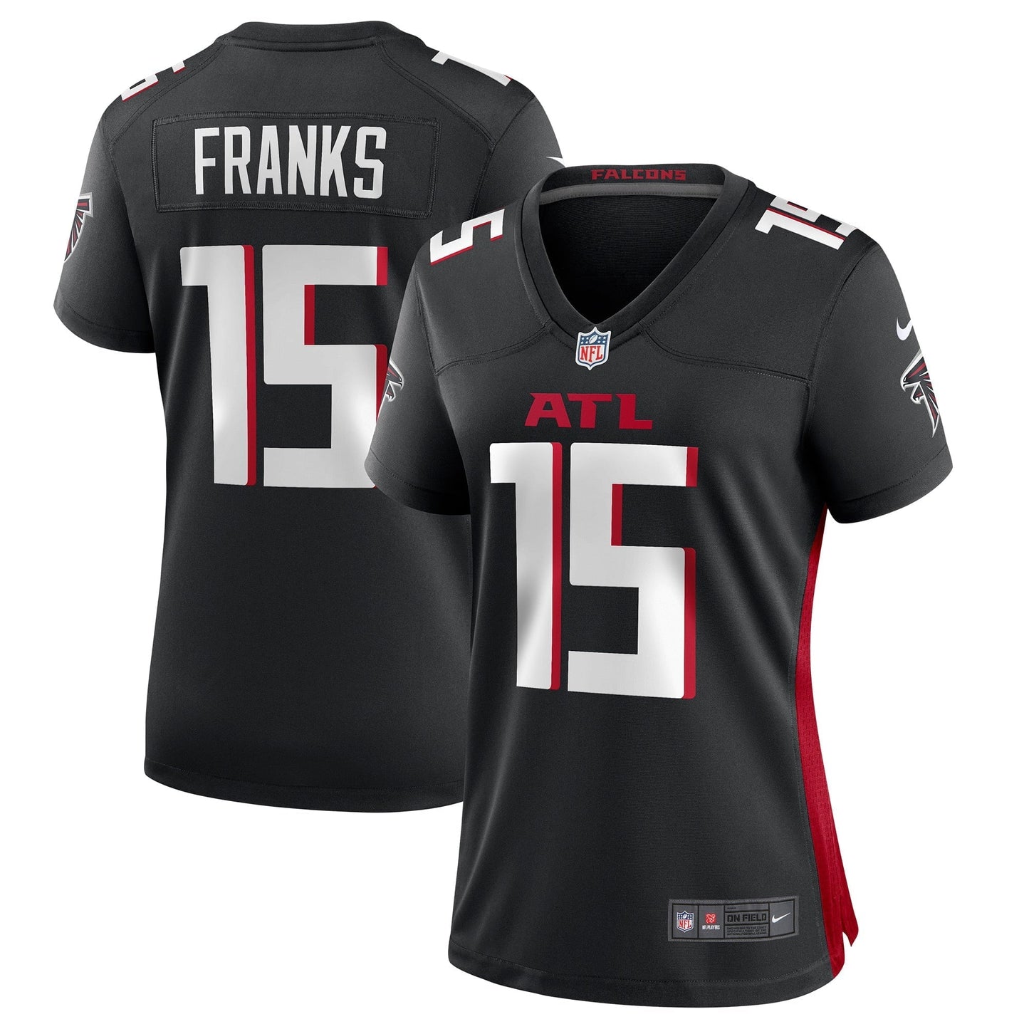 Women's Nike Feleipe Franks Black Atlanta Falcons Game Jersey