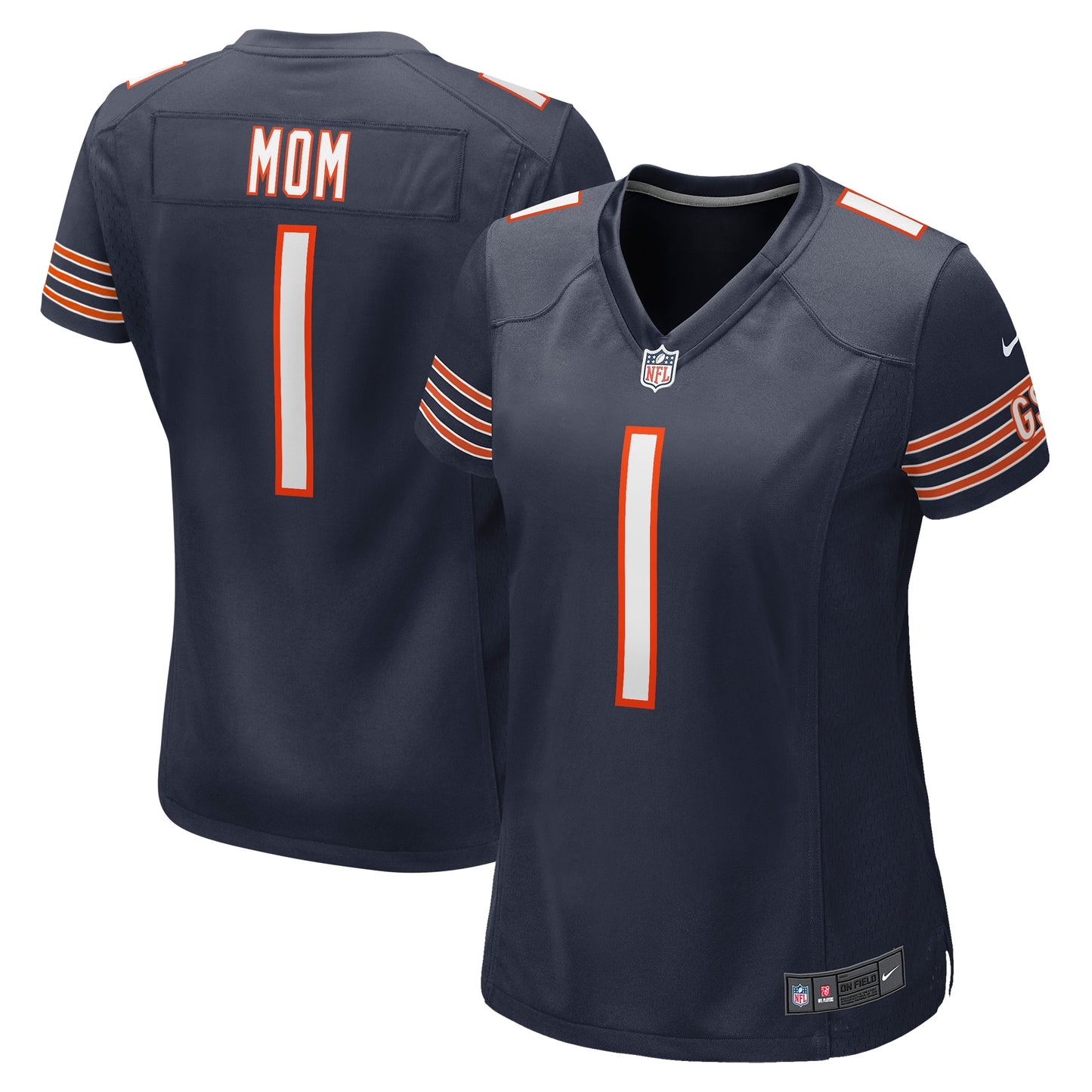 Number 1 Mom Chicago Bears Nike Women's Game Jersey - Navy