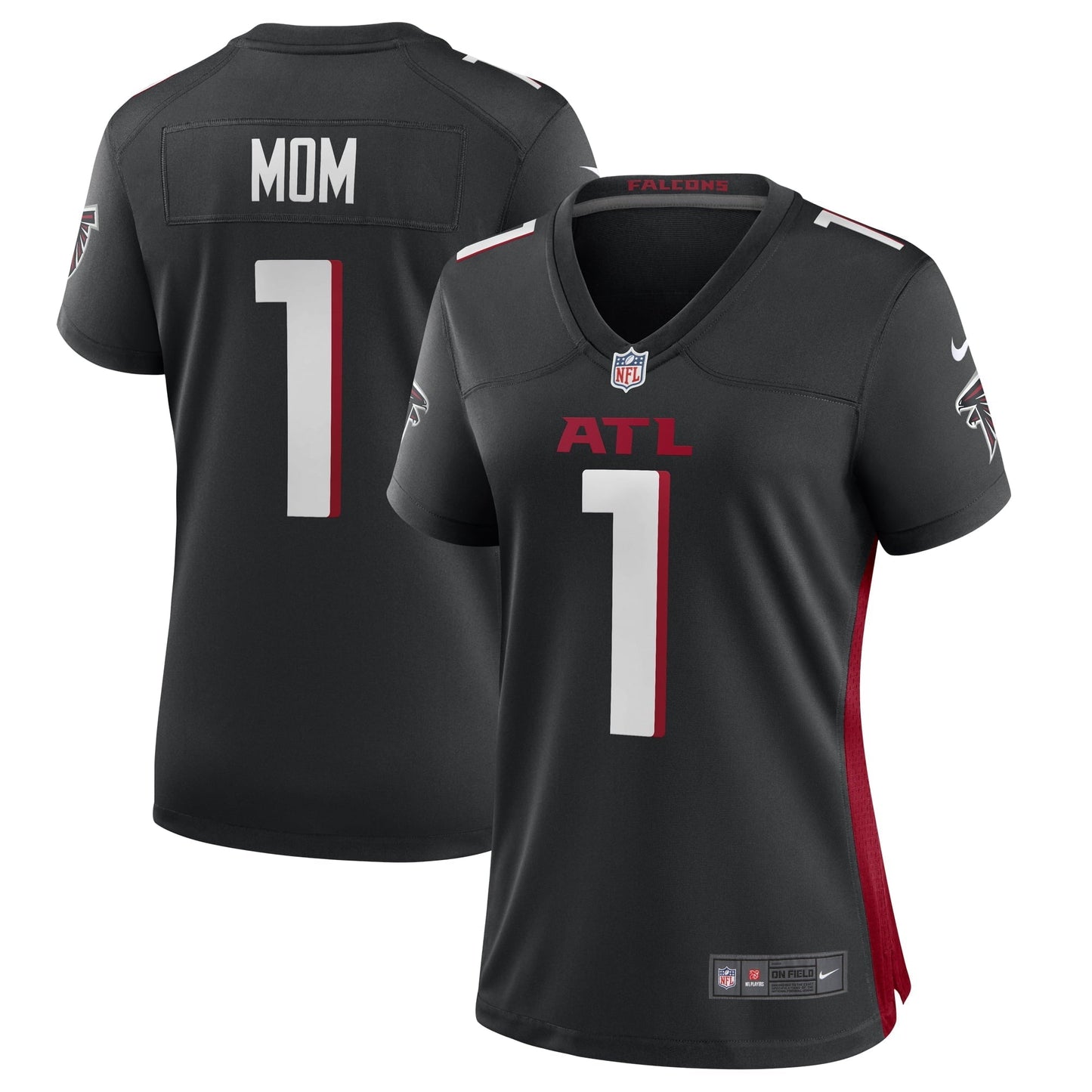 Women's Nike Number 1 Mom Black Atlanta Falcons Game Jersey