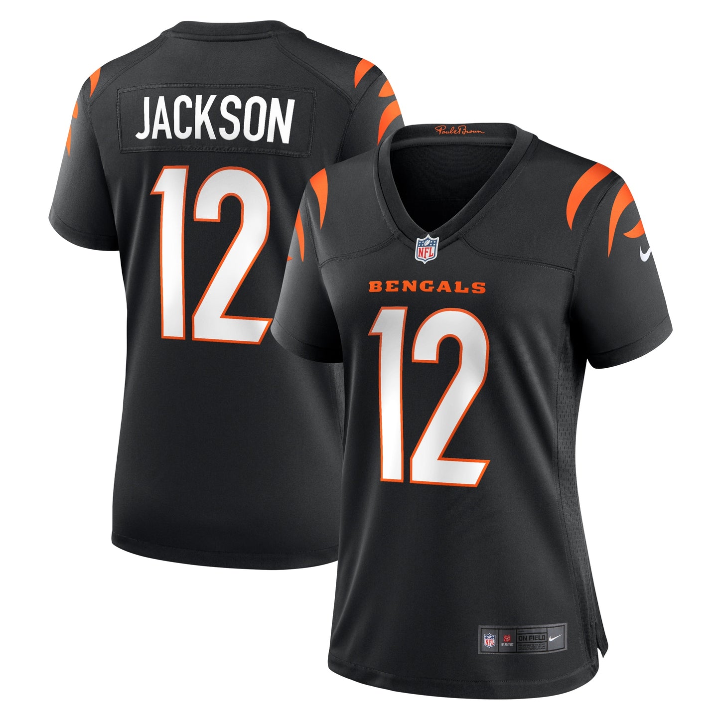 Shedrick Jackson Cincinnati Bengals Nike Women's Team Game Jersey - Black