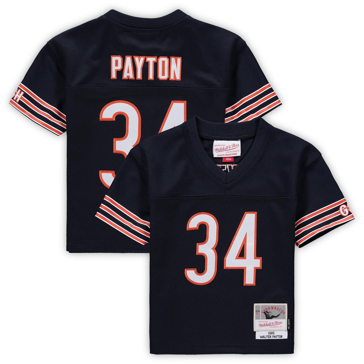 Walter Payton Chicago Bears Mitchell & Ness Toddler 1985 Retired Legacy Jersey - Navy