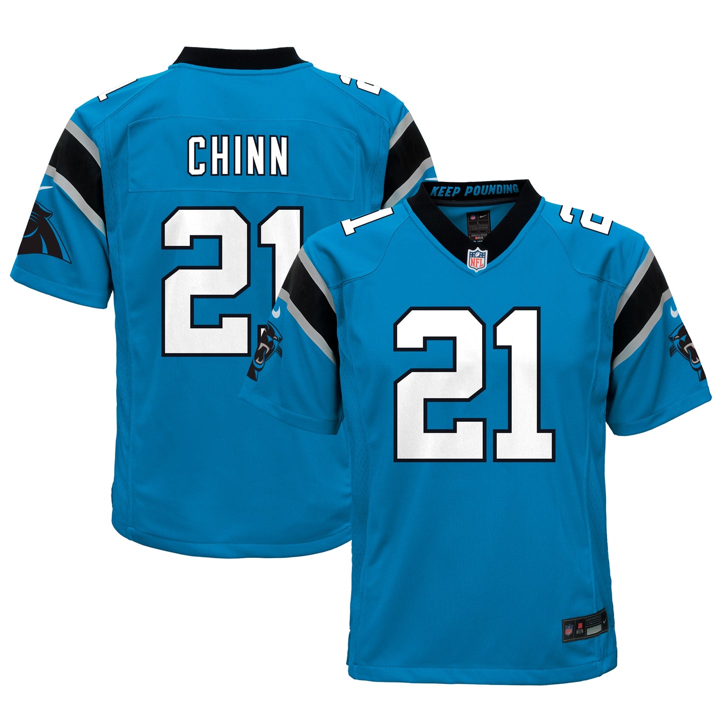 Jeremy Chinn Carolina Panthers Nike Youth Game Jersey - Blue