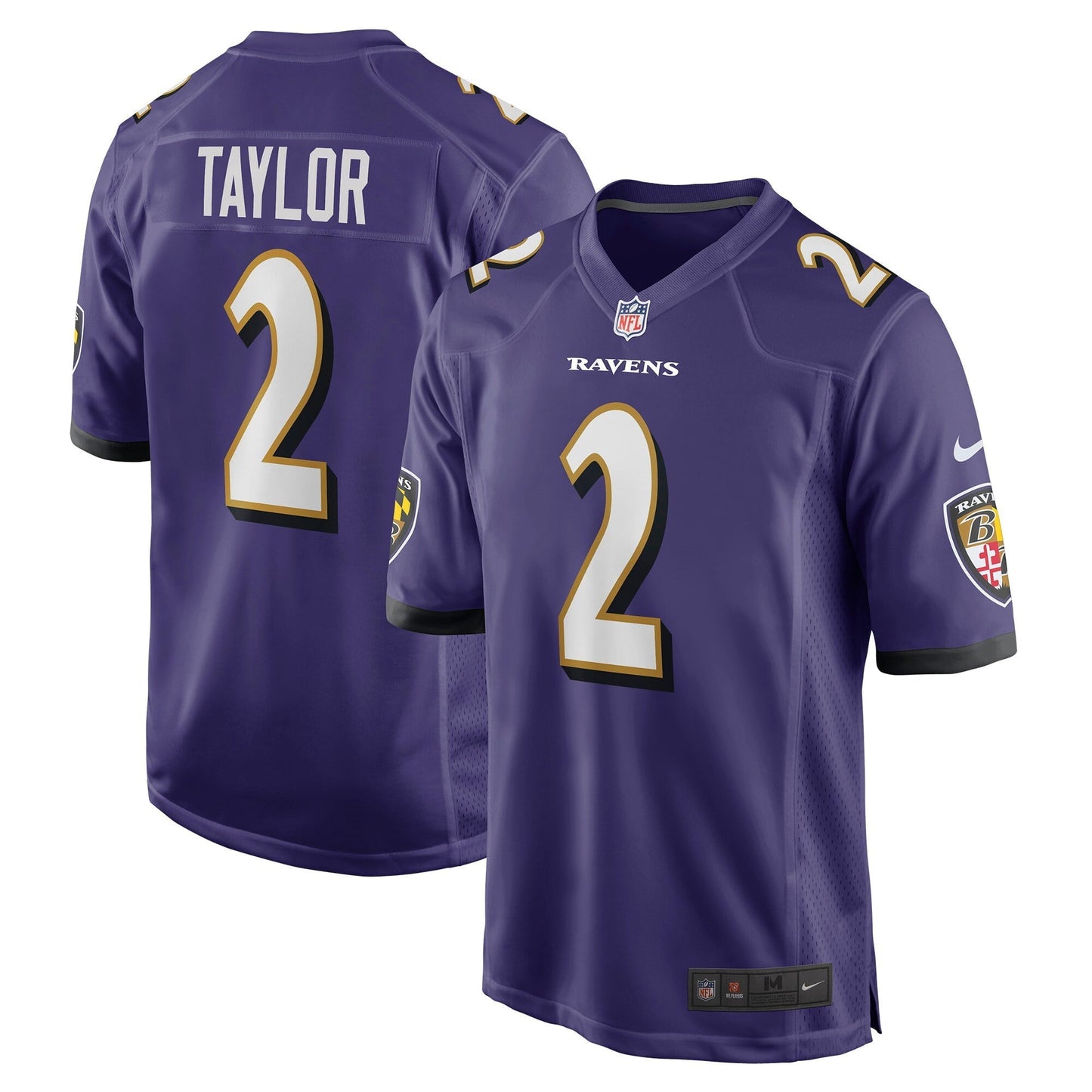 Nike Youth Baltimore Ravens Tyrod Taylor Team Color Game Jersey